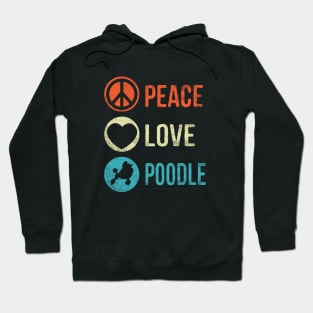 Peace Love Poodle Hoodie